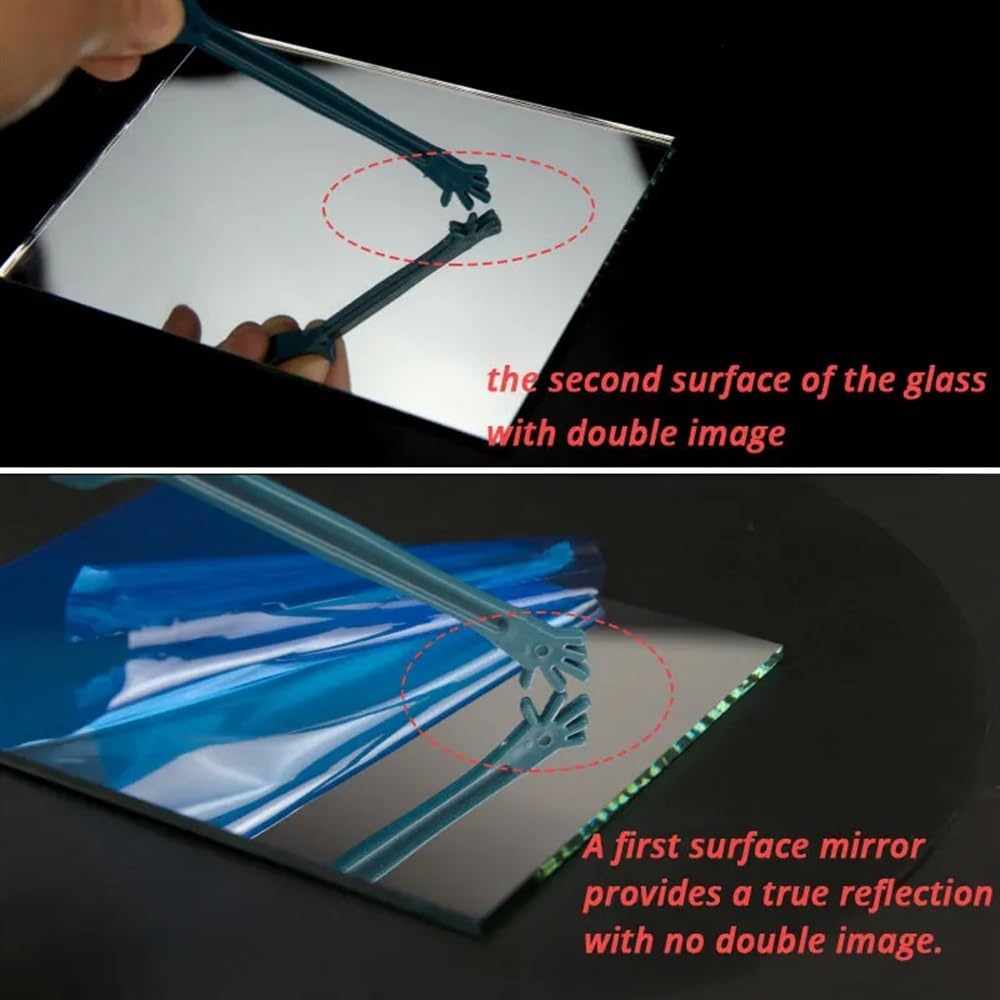 Microscope Grand miroir de Surface avant 297x210x3mm, accessoires de projecteur à monter soi-même, réflecteur de projecteur FS de première Surface à haute réflectivité