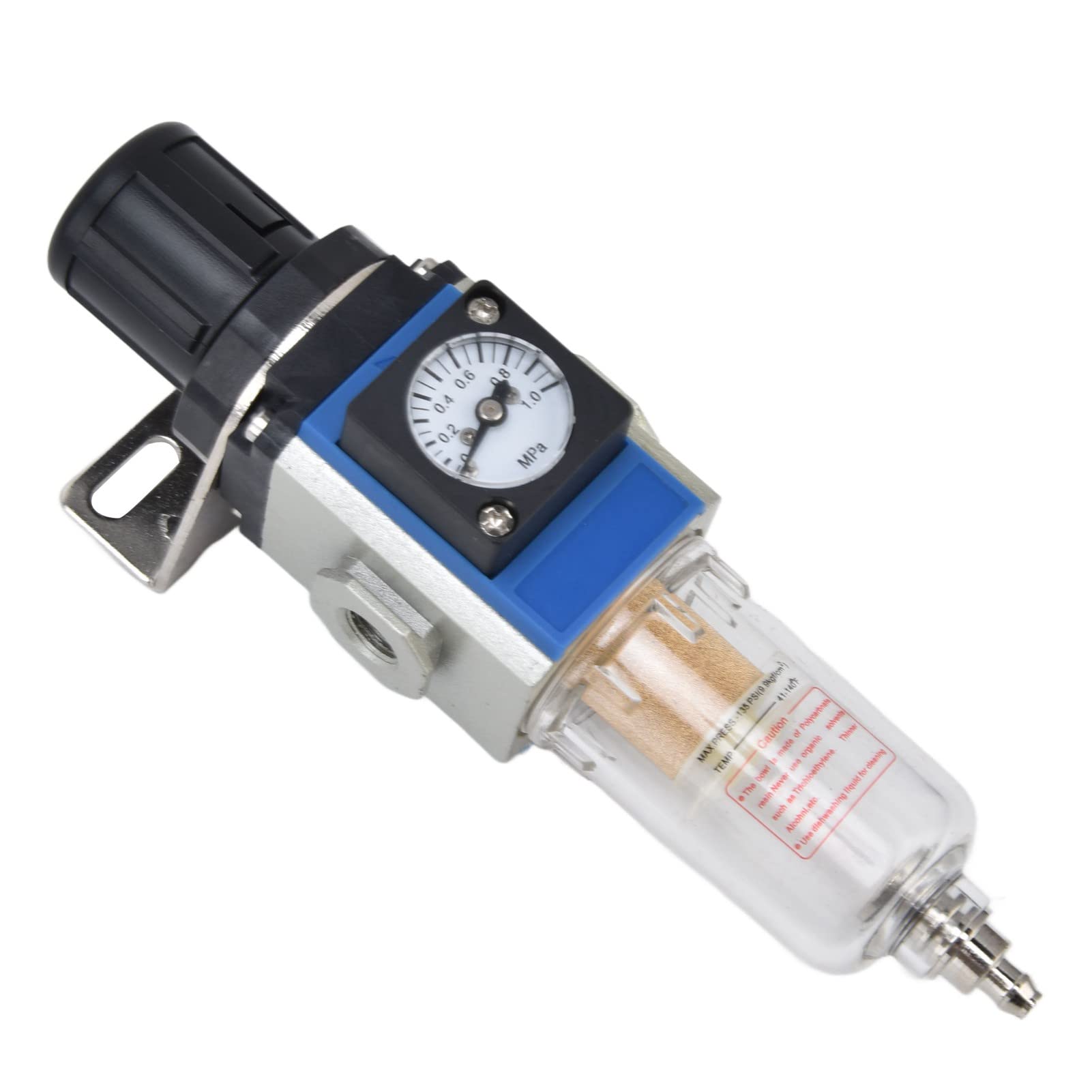 Filtri Dell'Aria con Manometro, Filtri Regolatori di Pressione, Filtri per Compressore D'Aria Ad Alta Precisione, Filtri e Regolatori Combinati per Aria Compressa (GFR200-06)
