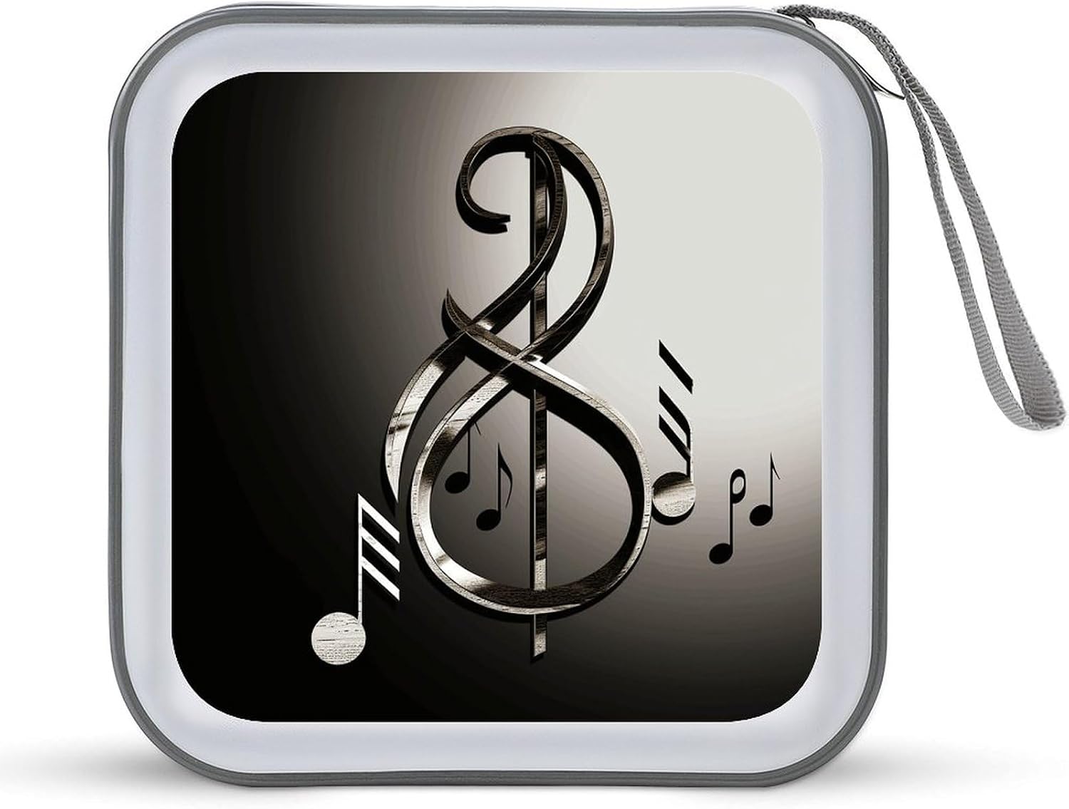 CD Storage Box, Print Travel CD Box Portable CD Box Travel CD Box Handheld CD Storage Box Car CD Box