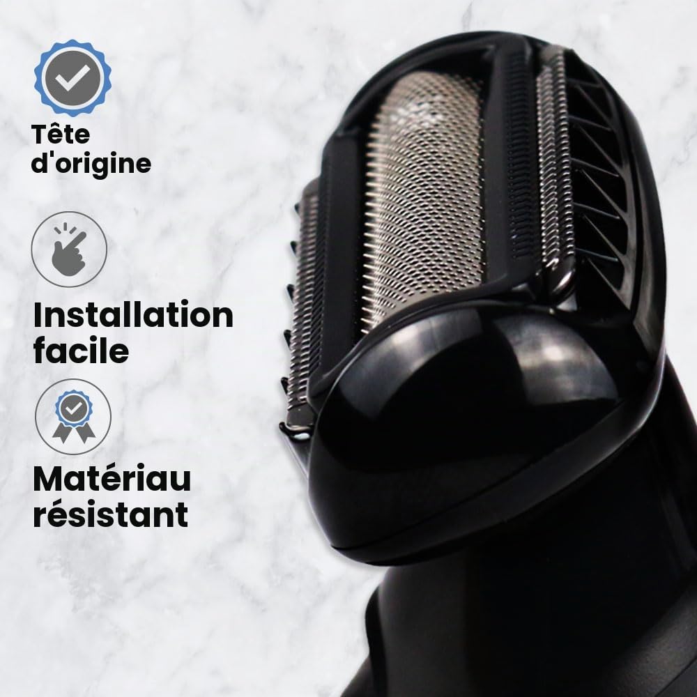 Anakel Home Tête de Rechange pour Rasoir Électrique pour Homme 81634460 Compatible avec Braun Multi Grooming Body Shaver MGK3080, 5515, 5541 et 5544