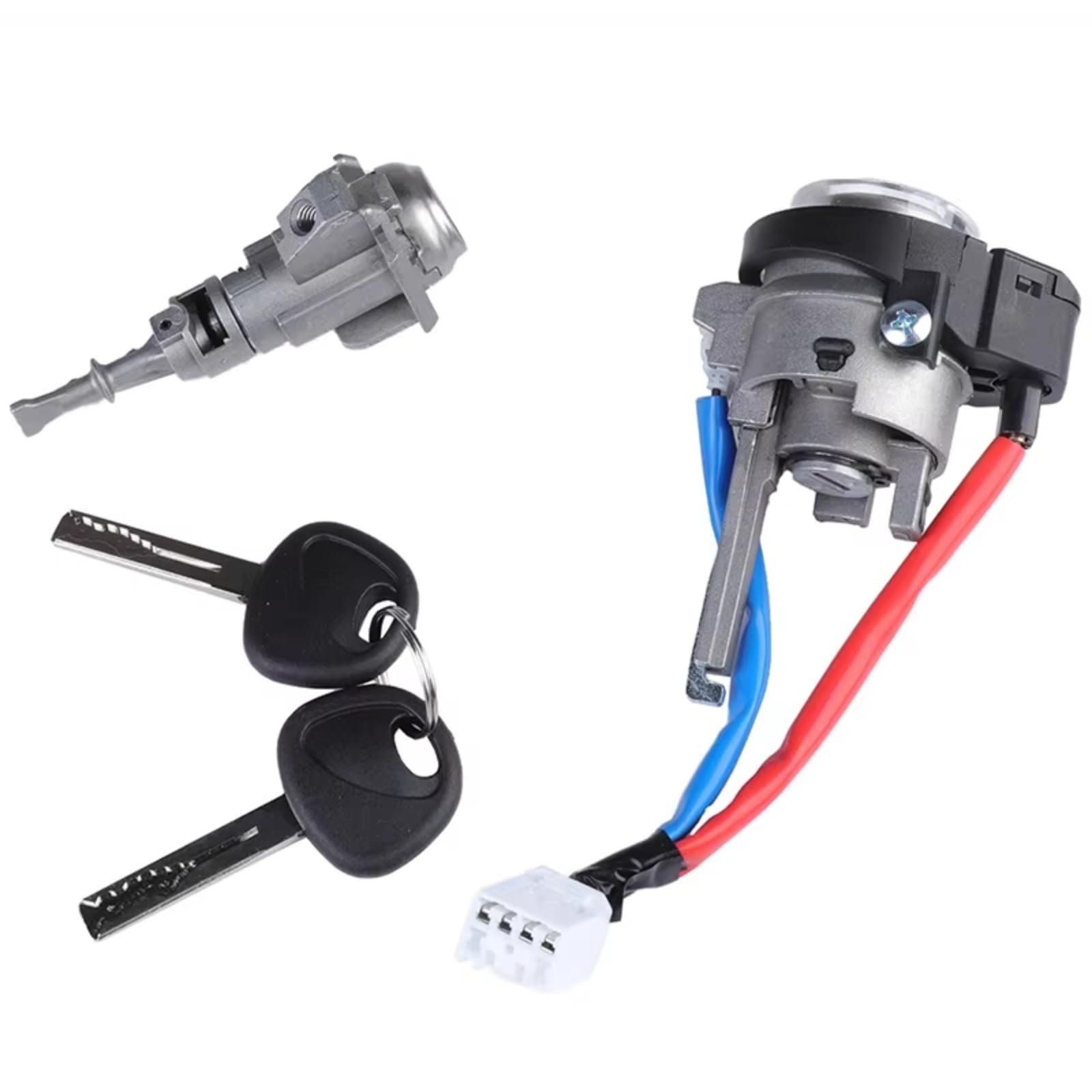 Qaliydfd One Color Ignition Lock Cylinder Compatible With Kia For Optima Car Ignition Lock Cylinder Switch Keys 81900-1Wk00 81905-2T040 819001Wk00 819052T040