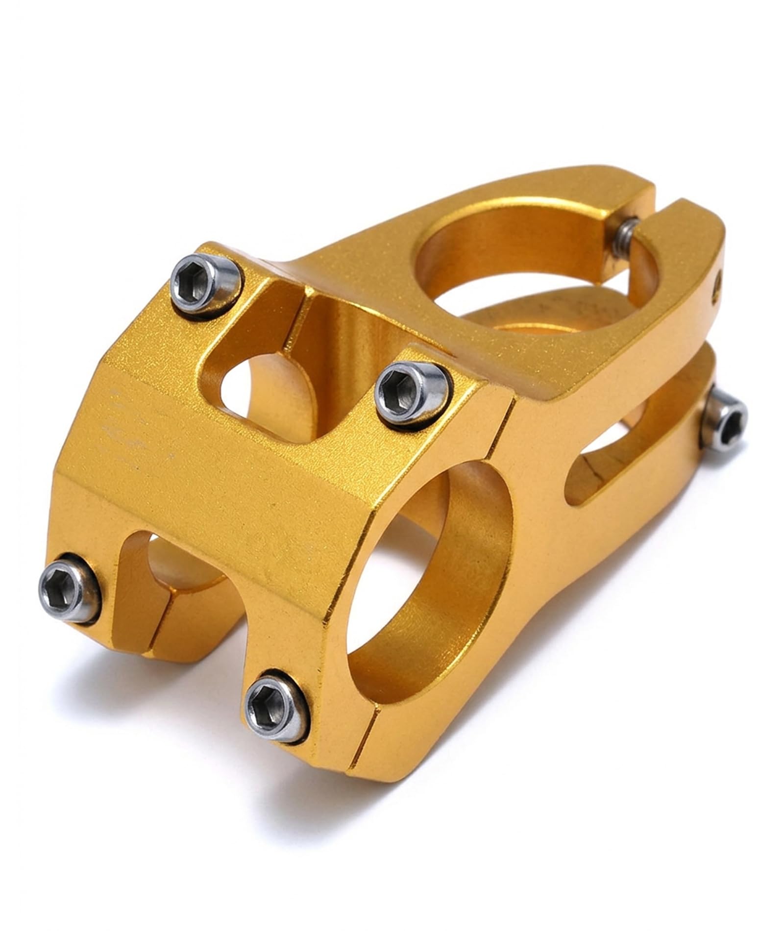 Gold Short Stem for Cycle Handle Bar MTB, Aluminum Alloy Bike Parts for Bicycle Modification-image-6