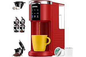 Single Serve Coffee Maker for K-Cups, Ground Coffee, and Tea