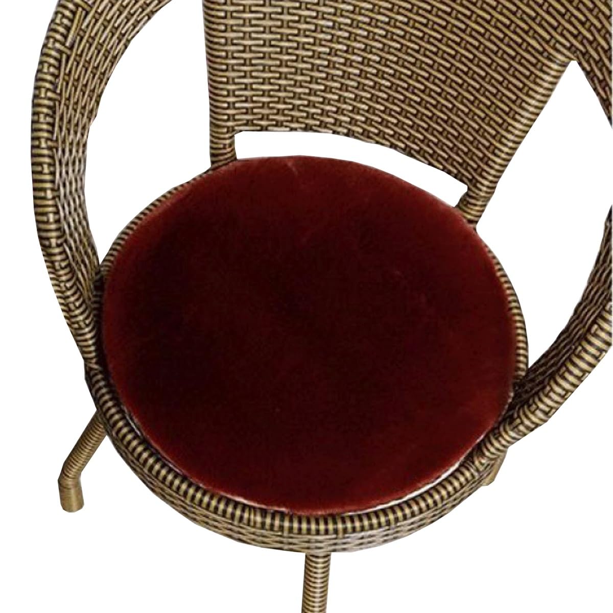 uyeoco Round Chair Cushions for Dining Chairs,Chair Pads round with ties 25cm/35cm/40cm/45cm/50cm,Chair Pad Non Slip for desk office Garden Living Room Patio Car(H5,Diameter 50cm(20in))