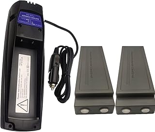 Meewellvetry (1-Pack) 10-24V Scanreco 434 Battery Charger+(2 Pack) 7.2V SCANRECO 592 590 960 RC400 Battery