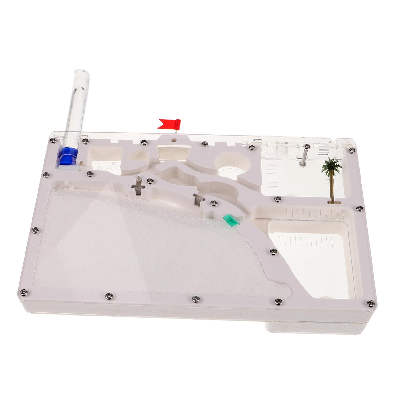 Ant Habitat Castillo Ecológico Transparente Terrario Kit para Observación y Experimentación Científica Infantil Educativo