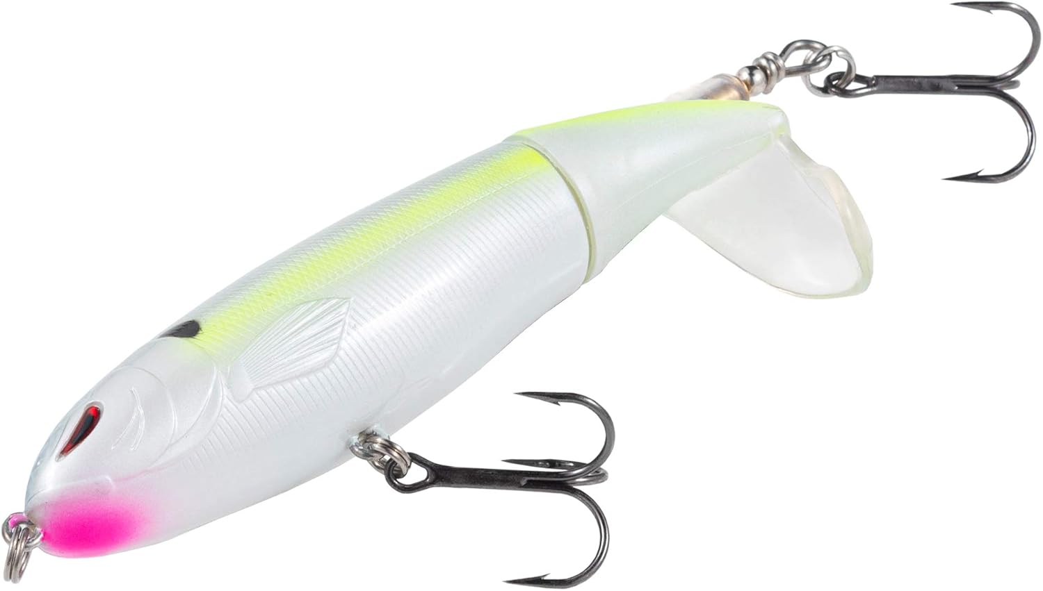 Calissa Offshore Tackle The Original Plopping Minnow 90mm 110mm 130mm - Fishing Lure for Bass Floating Whopper Rotating Topwater Crankbait Popper Lure Swimbait Plopper