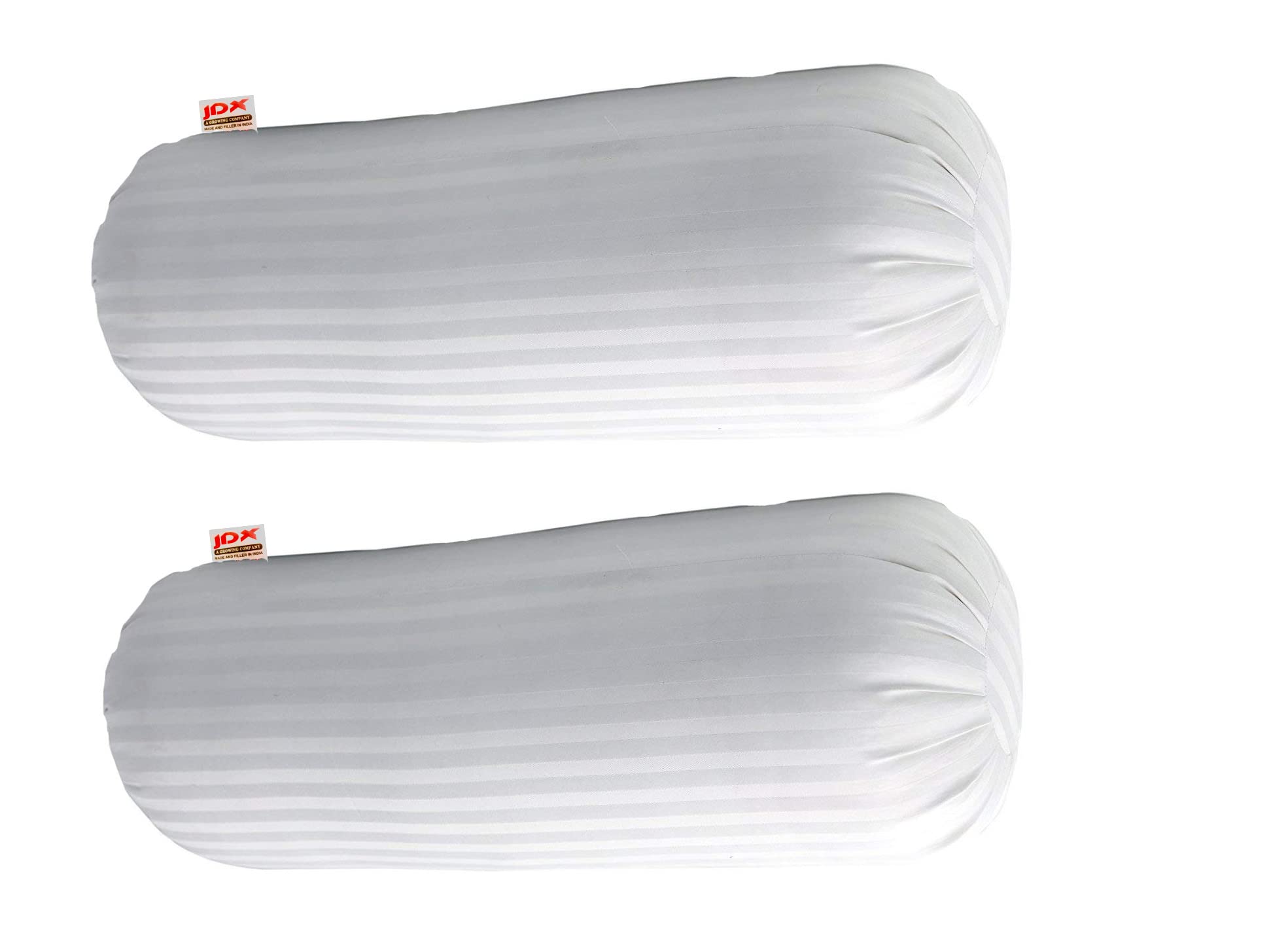 JDX Hotel Premium Soft Fiber Very Soft Bolster -9X24, B08Xpdflgx, White (2)