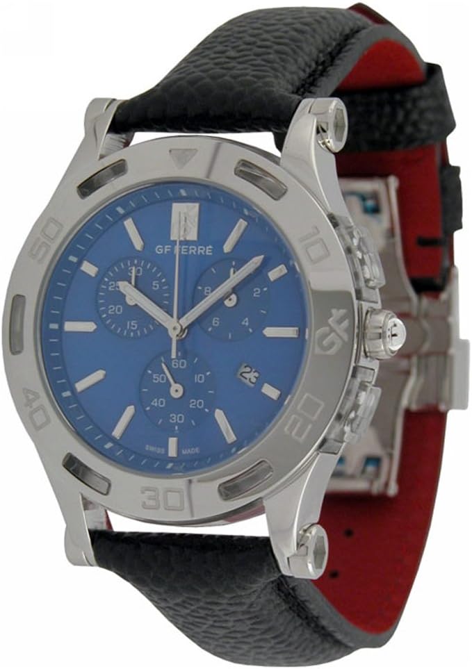 Gianfranco Ferré Men's Watch GF 9001M/05, Black/Blue, Strap.