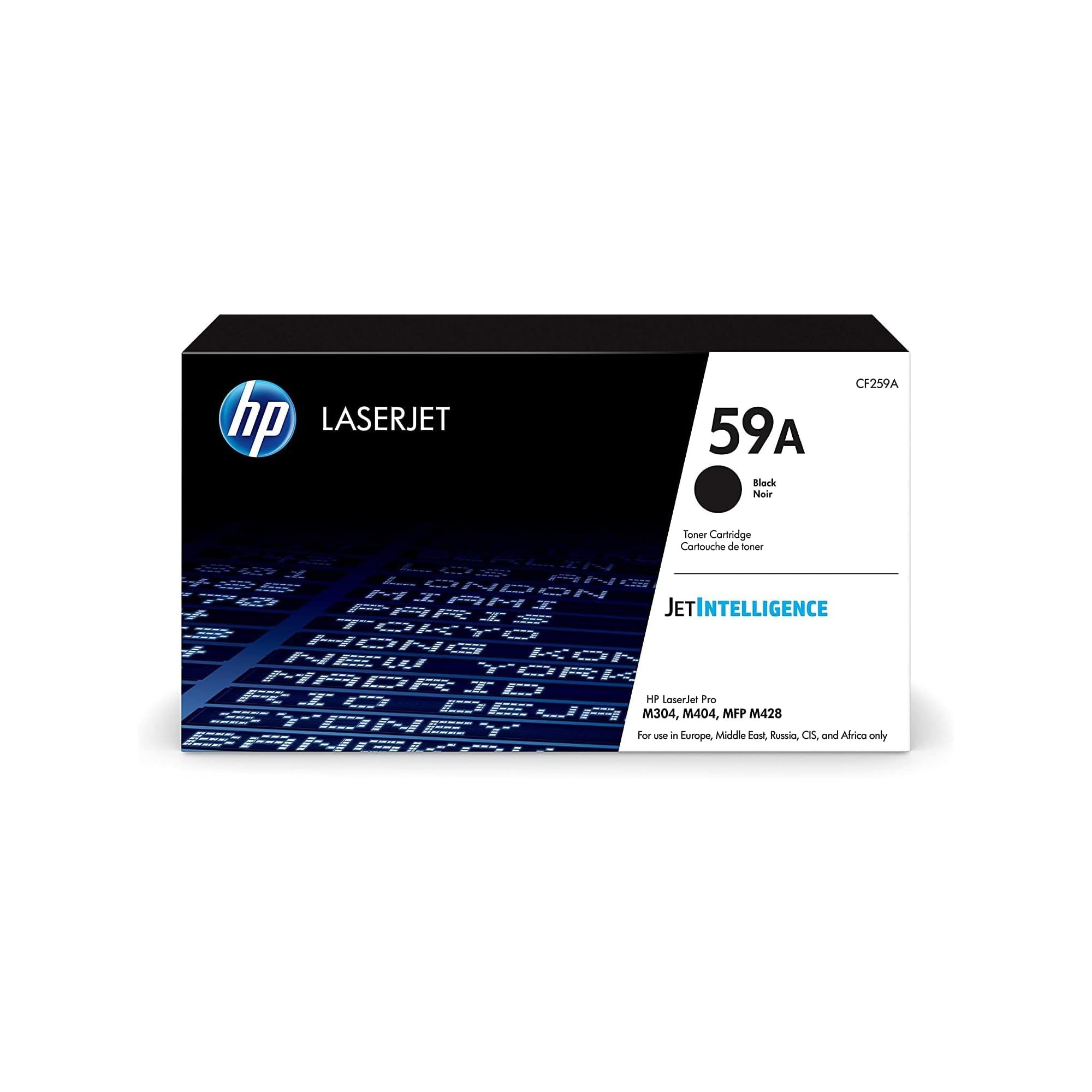 HP 59A CF259A Toner Noir Authentique pour HP LaserJet Pro M304 / M404 / M428