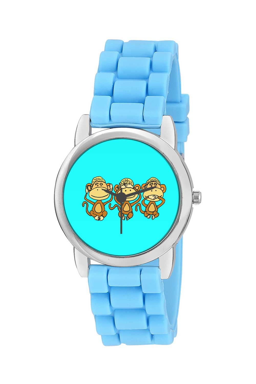 BIGOWL Rakhi Gifts for Kids Three Wise Monkeys Cute Illustration Analog Kids Watch - Best RakshaBandhan Rakhi Gifts for Boys/Girls (B01JWJD308) Amazon Price History, Amazon Price Tracker