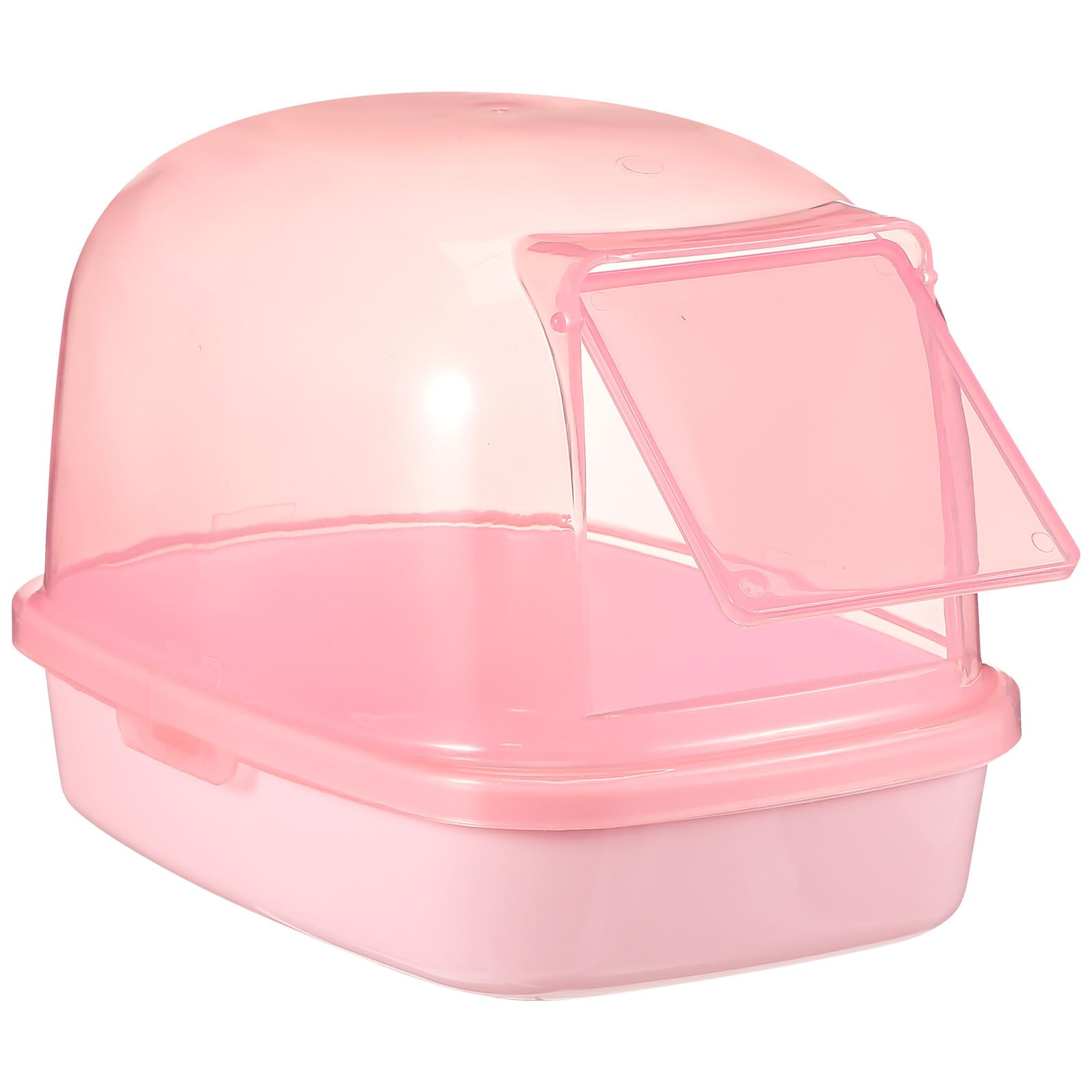 TOYANDONA Hamster Sandbecken aus Kunststoff für Zwerghamster und Chinchilla Hamster Sand Hamstertoilette fürs Käfig Schlichtes Design