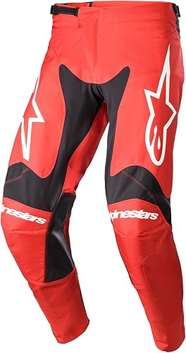 Alpinestars 2023 Racer Hoen Pantalones (Mars Red Negro, 34), Blanco