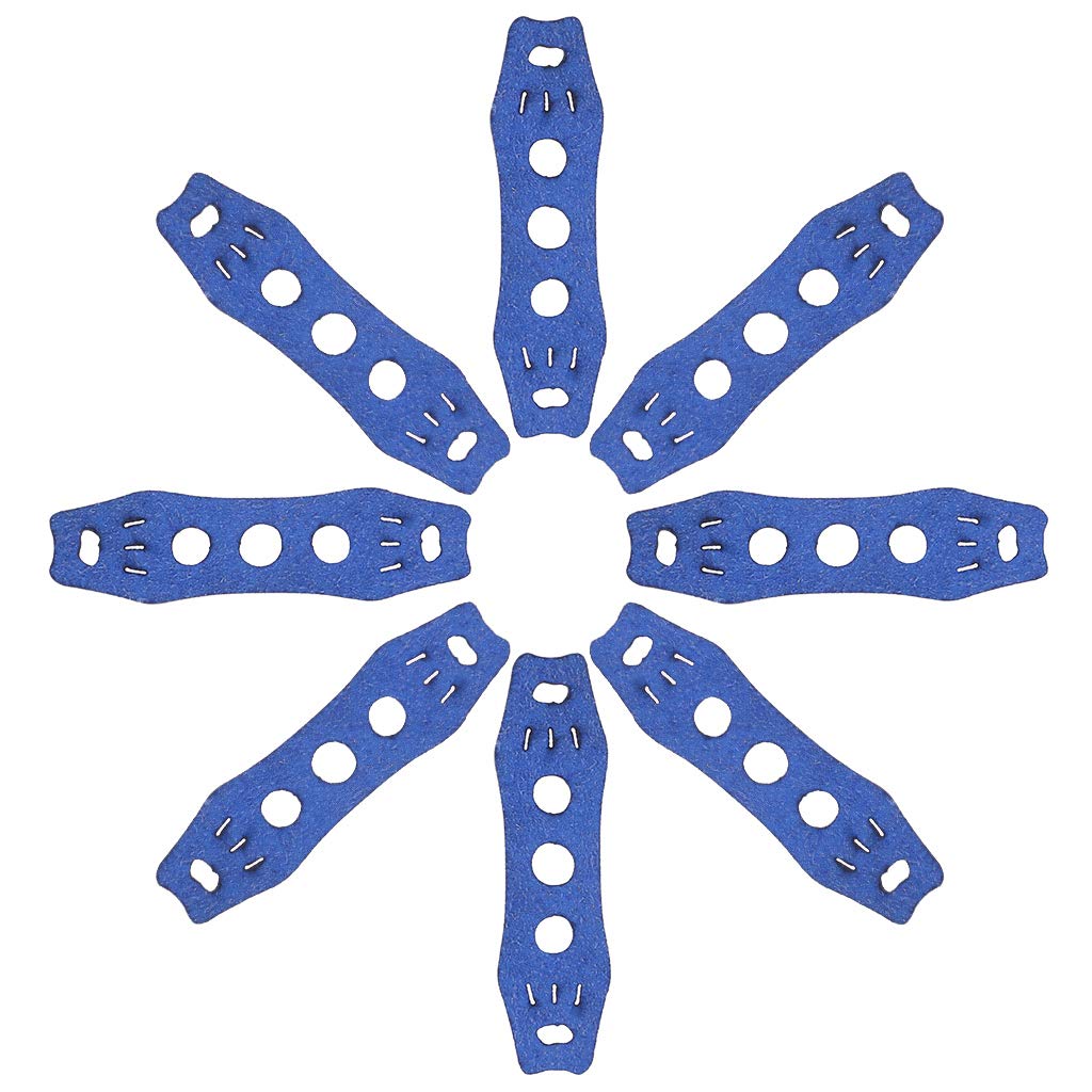 Tegongse Catapult Microfiber Six Small Leather Bags Slingshot Leather Pocket - 10Pcs, 2 Mm Thickness