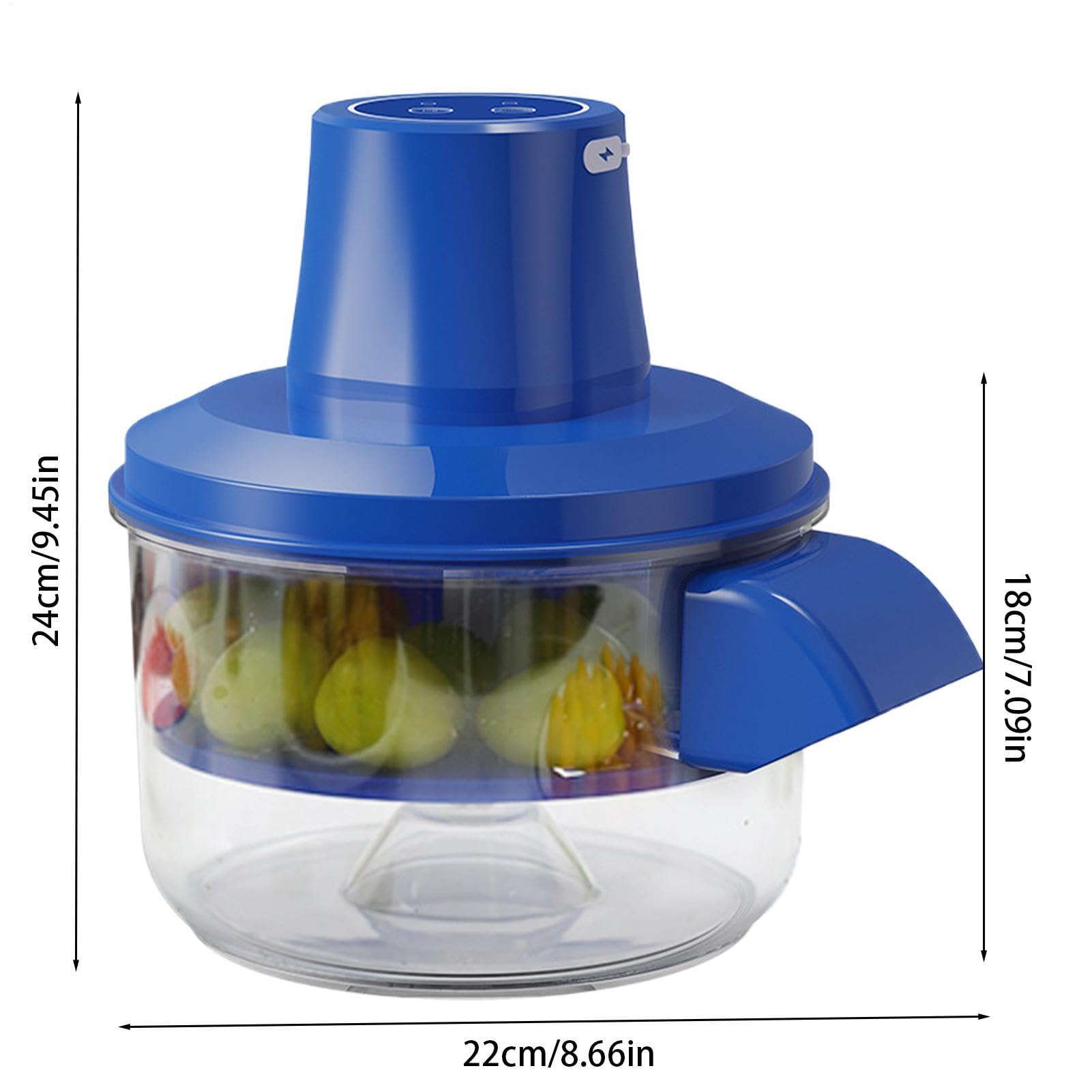 Machine À Éplucher L'Ail 1300 mAh Retire-Peau Portable Et Rechargeable | Éplucheur de Fruits Électrique Pour Raisins, Cerises, Tomates, Cuisine, Pique-Nique, Camping, Réunions Familiales