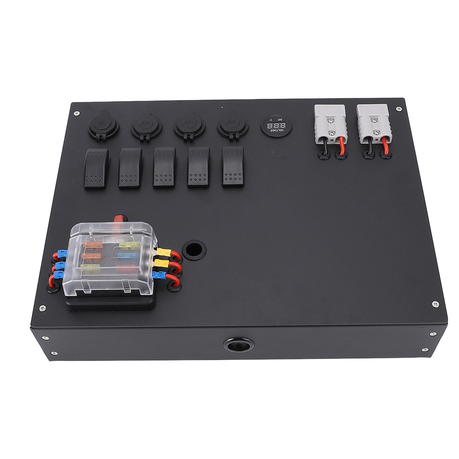 Campo de Control de Alimentación de Batería de Campamento DC12V 24 V con Conector de Voltímetro de Voltímetro USB para Pastillas para Vehículos Recreativos para el Automóvil 4WD
