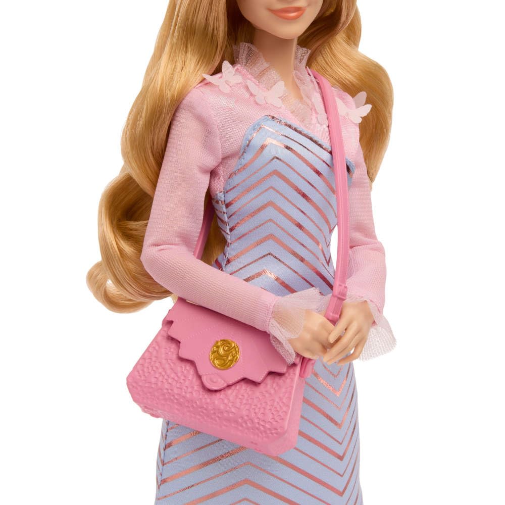Mattel Poupée Universelle et Accessoires avec Cheveux blonds stylés, posabilité et Look Uniforme Scolaire Amovible