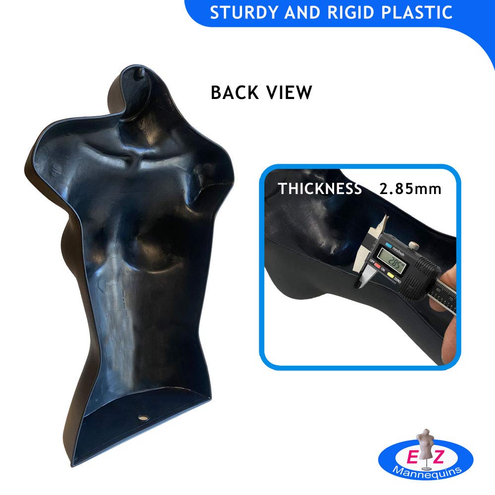 EZMannequins Male and Female Mannequin Torso Set, Dress Form Hollow