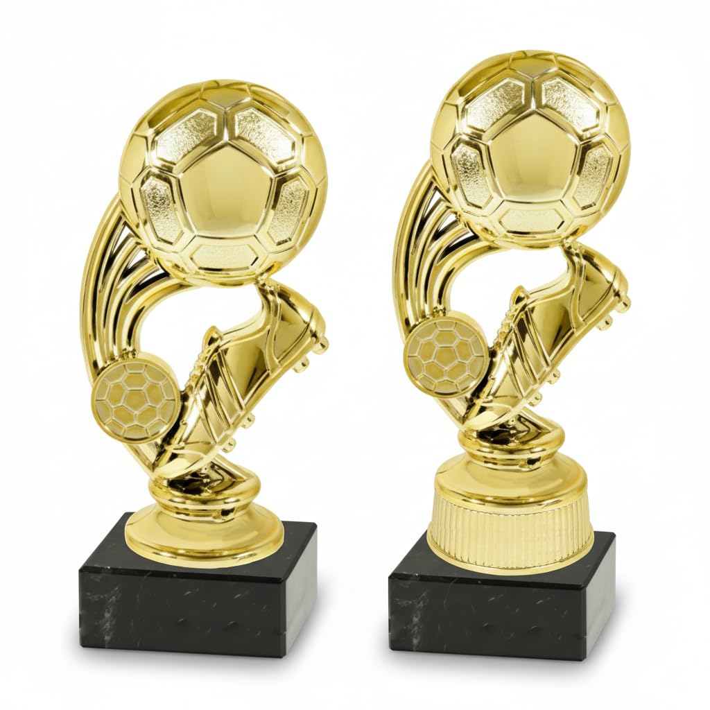Generico Trofeo Calcio Personalizzabile – Coppa Sportiva in ABS – Premio Allenatore, Capitano o Miglior Giocatore – Coppe e Trofei