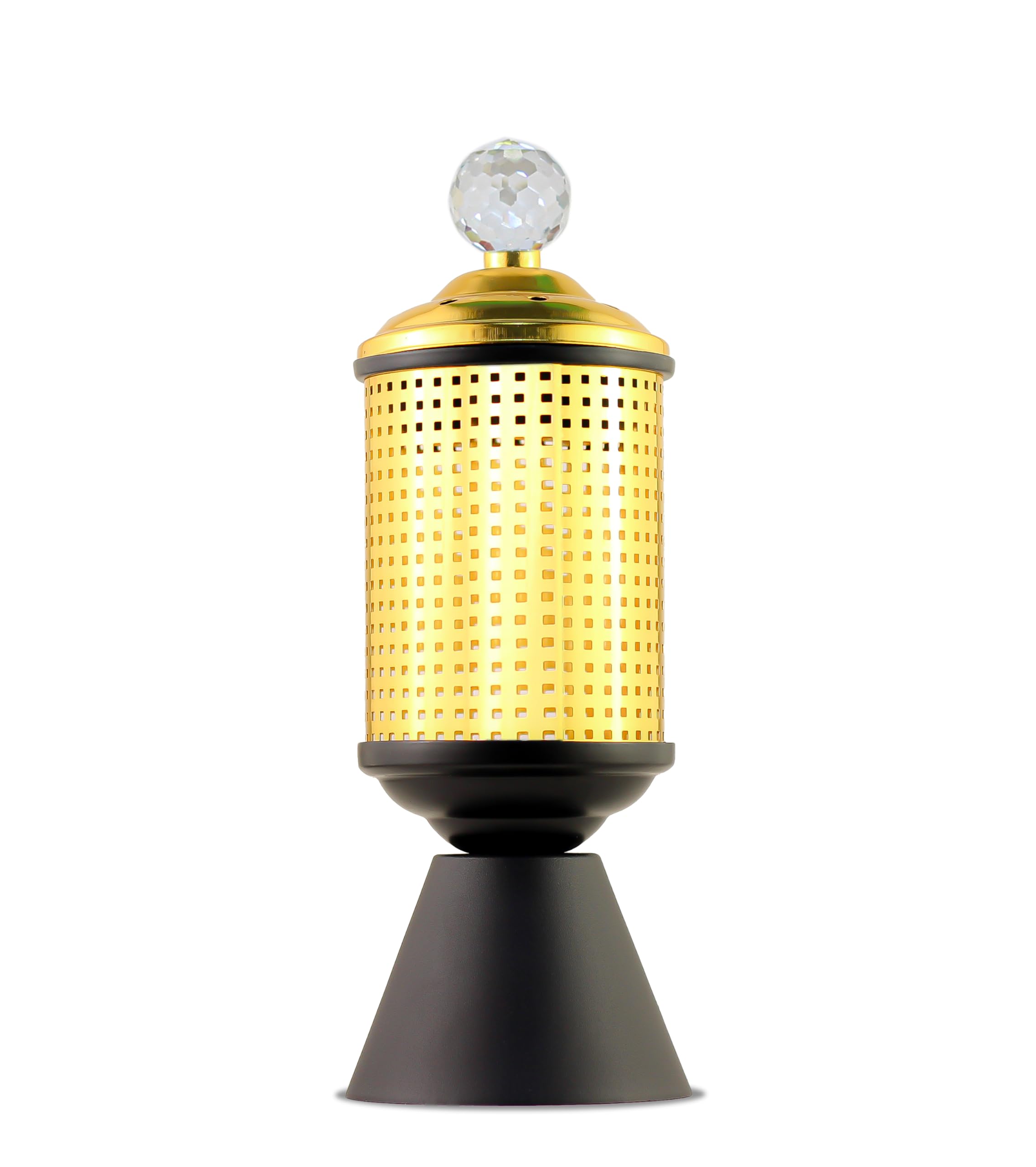 Mobigon Charcoal Incense Burner, Bakhoor Burner, Oud Frankincense Incense Burner, Vintage Arabic Burner, Suitable For Arabian Oud, Yoga, Spa and Aromatherapy, Office & Home Decor (style 17)