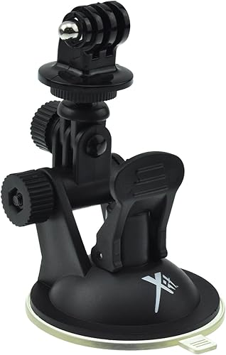 Xit XTGPCARM Mini Soporte de coche con ventosa para cámaras GoPro Hero 3/3+ y 4 (negro)
