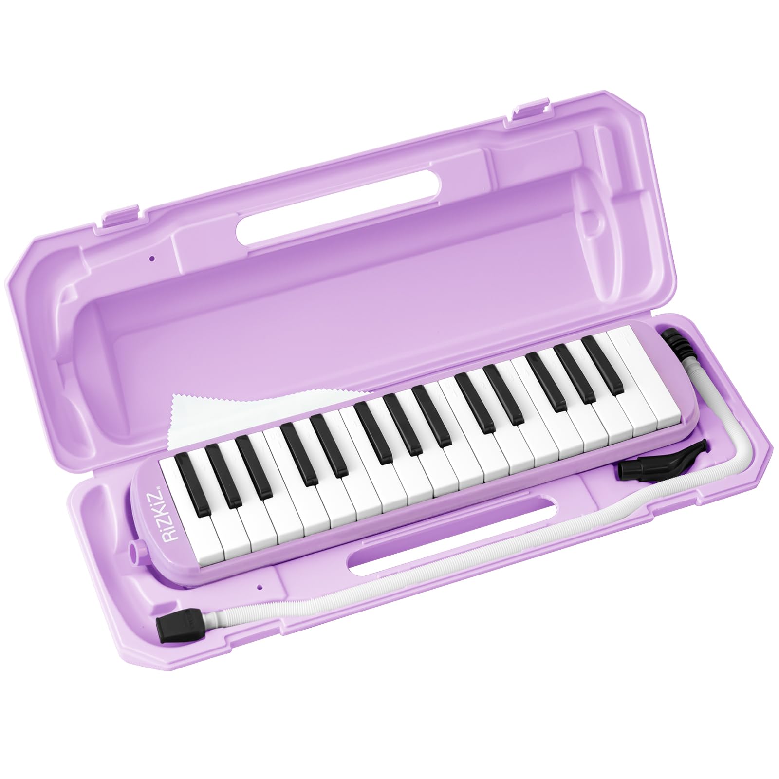 Amazon | RiZKiZ 鍵盤ハーモニカ 32鍵盤 【ラベンダー】 授業で使える 