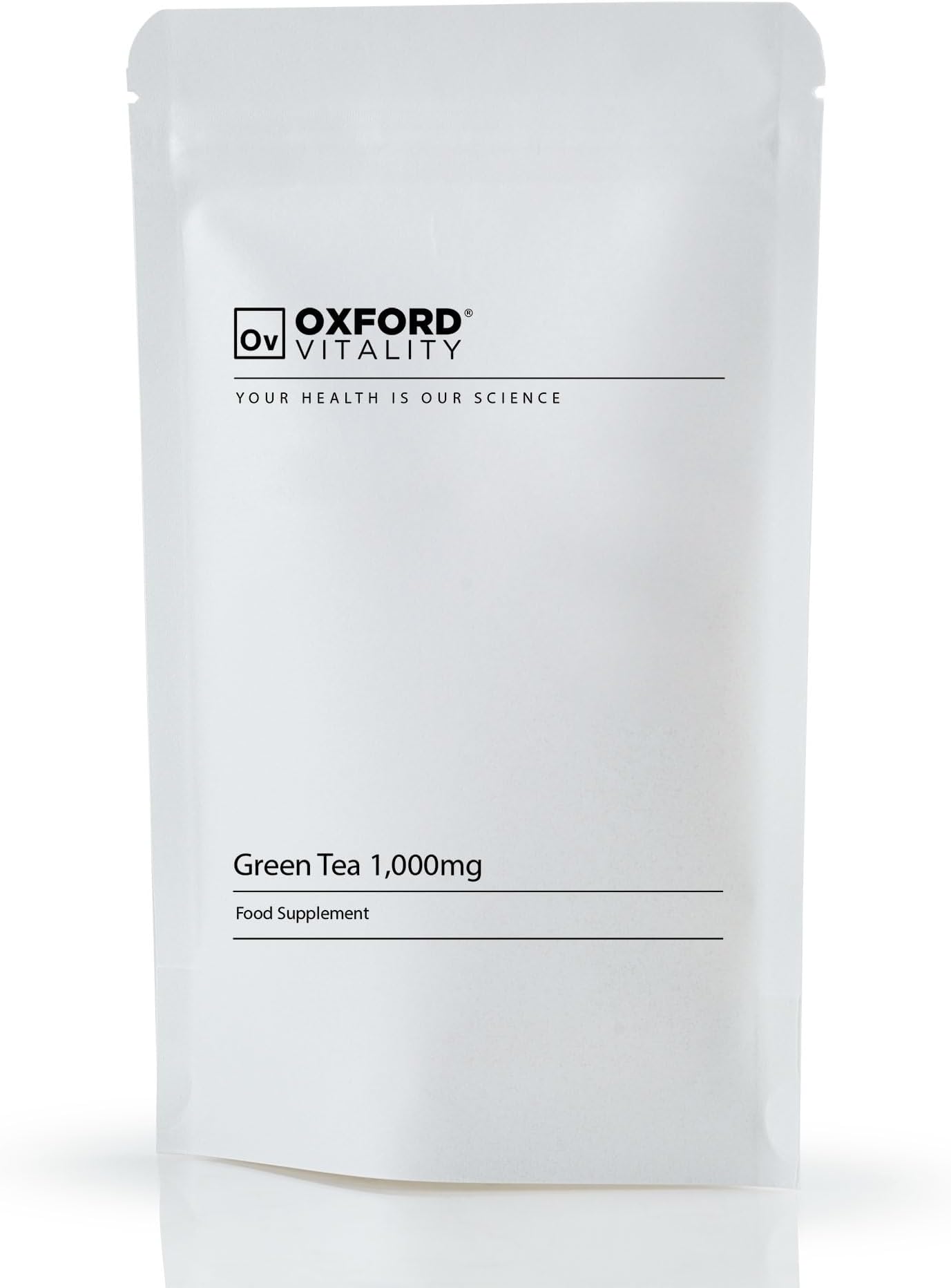 Green Tea Tablets | 1000mg Supplements | Oxford Vitality