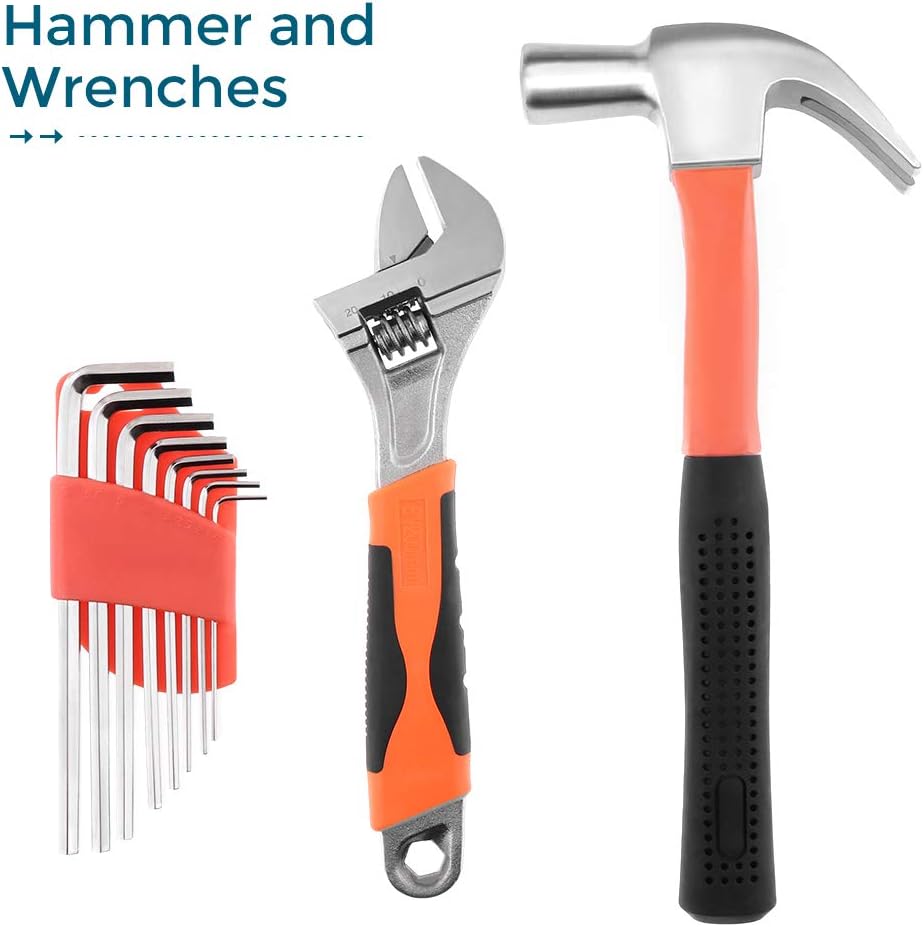 Amazon Crazy 🔥 Deals Miulika 100 Piece Tool Set General Household Hand Tool Kit Home Repair Mechanics Tools Screwdriver Hammer Wrench Plier Saw with Toolbox Storage Case Get Cheap Price Miulika 100 Piece Tool Set General Household Hand Tool Kit Home Repair Mechanics Tools Screwdriver Hammer Wrench Plier Saw with Toolbox Storage Case