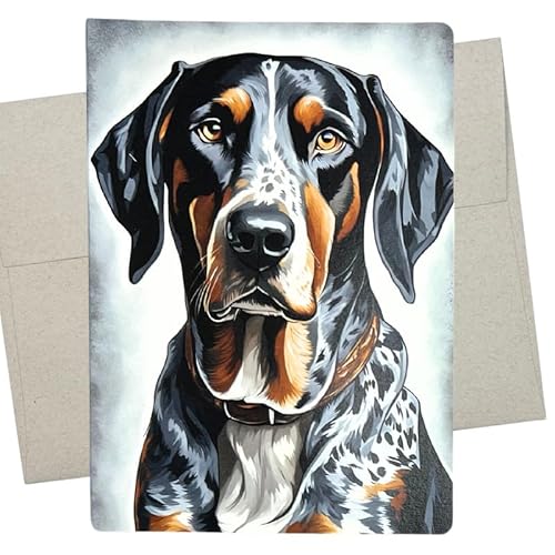 Whitman and Daughter Bluetick Coonhound O[eBOJ[h (v~AJ[h1A5×7C`) hbOJ[h uN aA肪ƂAȂ̂ƂlĂ悤Ȃ@ - 973