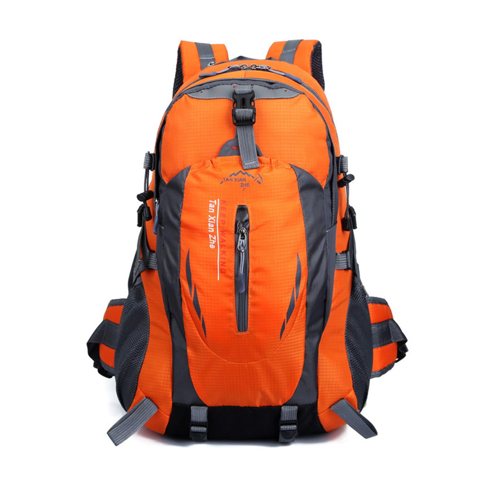 PORRASSO Zaino da Trekking Zaino Pieghevole 20L Leggero Impermeabile Zaino Hiking Backpack per Donna Uomo Campeggio Ciclismo Arrampicata Sport Arancione