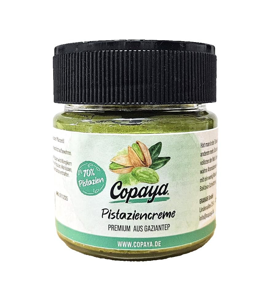 Pistaziencreme mit 70% Pistazienanteil, Crunchy & cremig, Premium Aufstrich ohne Palmöl von Copaya (3)