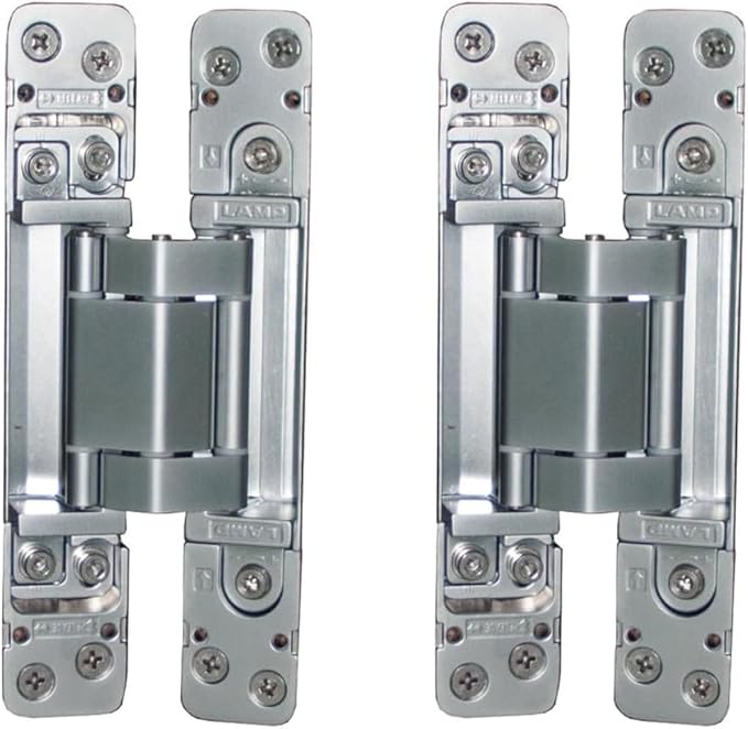 Sugatsune Heavy Duty Invisible Hinge Hes3dE190 Dull Chrome