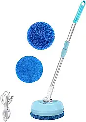 Robô limpador de janelas elétrico, sem fio, escalável, vidro de janela, piso, teto, limpeza de carro, 90 min de trabalho,Blue