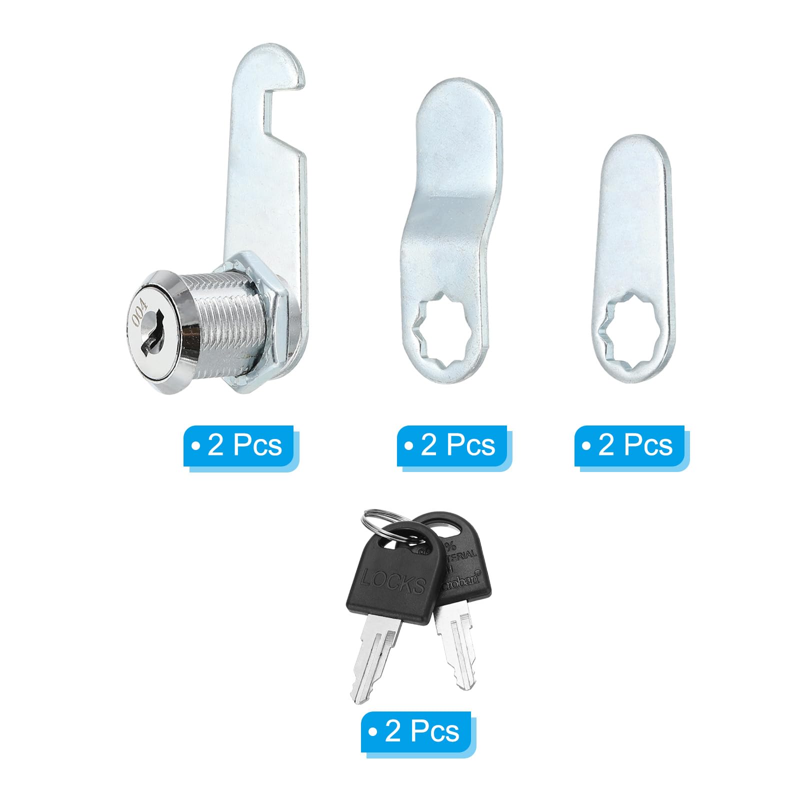 PATIKIL 3/4" Cam Lock with Keys - Image 3