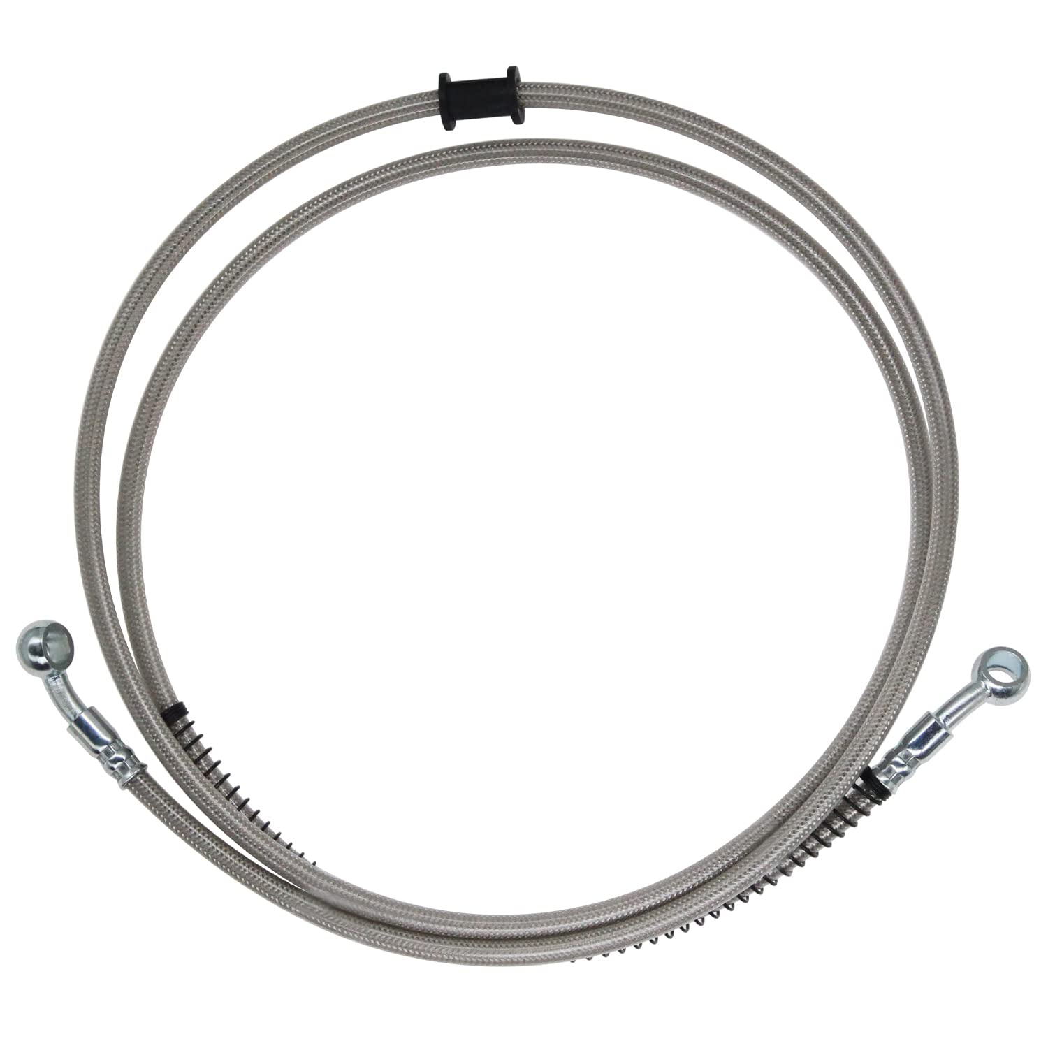 70" 175cm Braided Hydraulic Brake Hose Line Pipeline Fit For GY6 Scooter ATV Dirt Bike Go Kart 10mm Banjo Ends Parts.
