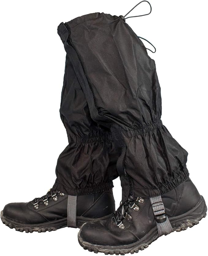 TRIXES Hiking Gaiters, 1 Pair, Waterproof Outdoor Walking Gaiters