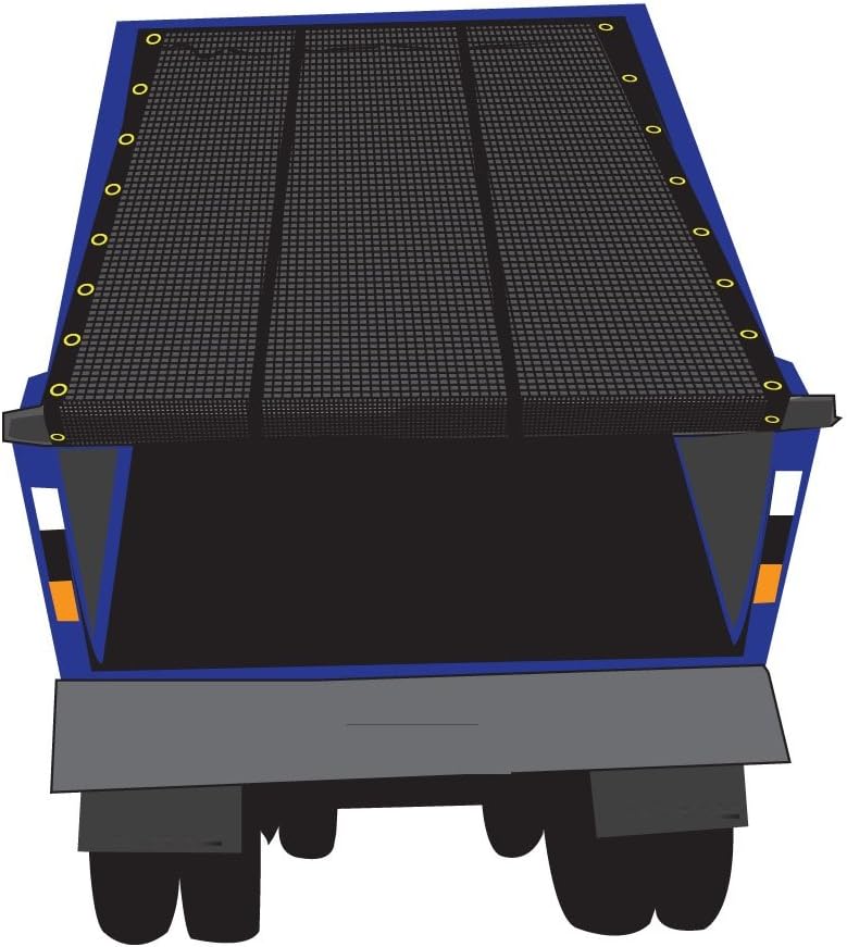 XTARPS7.5' x 20' Premium Dump Truck Tarp Vinyl Mesh Tarp Fits Most Manual or Electric Dump Truck System