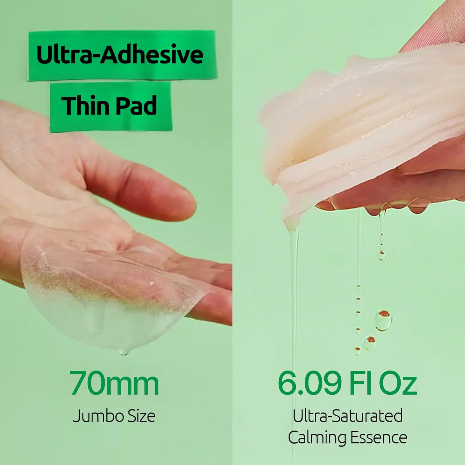 Heartleaf Trouble Soothing Toner Pads | Ultra-Slim Face Pads for Hydration and Calming Skincare, 100 Count, 180g - Image 2