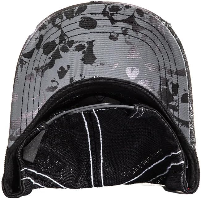 Affliction Men's Baseball Cap, Gothic Style, Embroidered Pattern