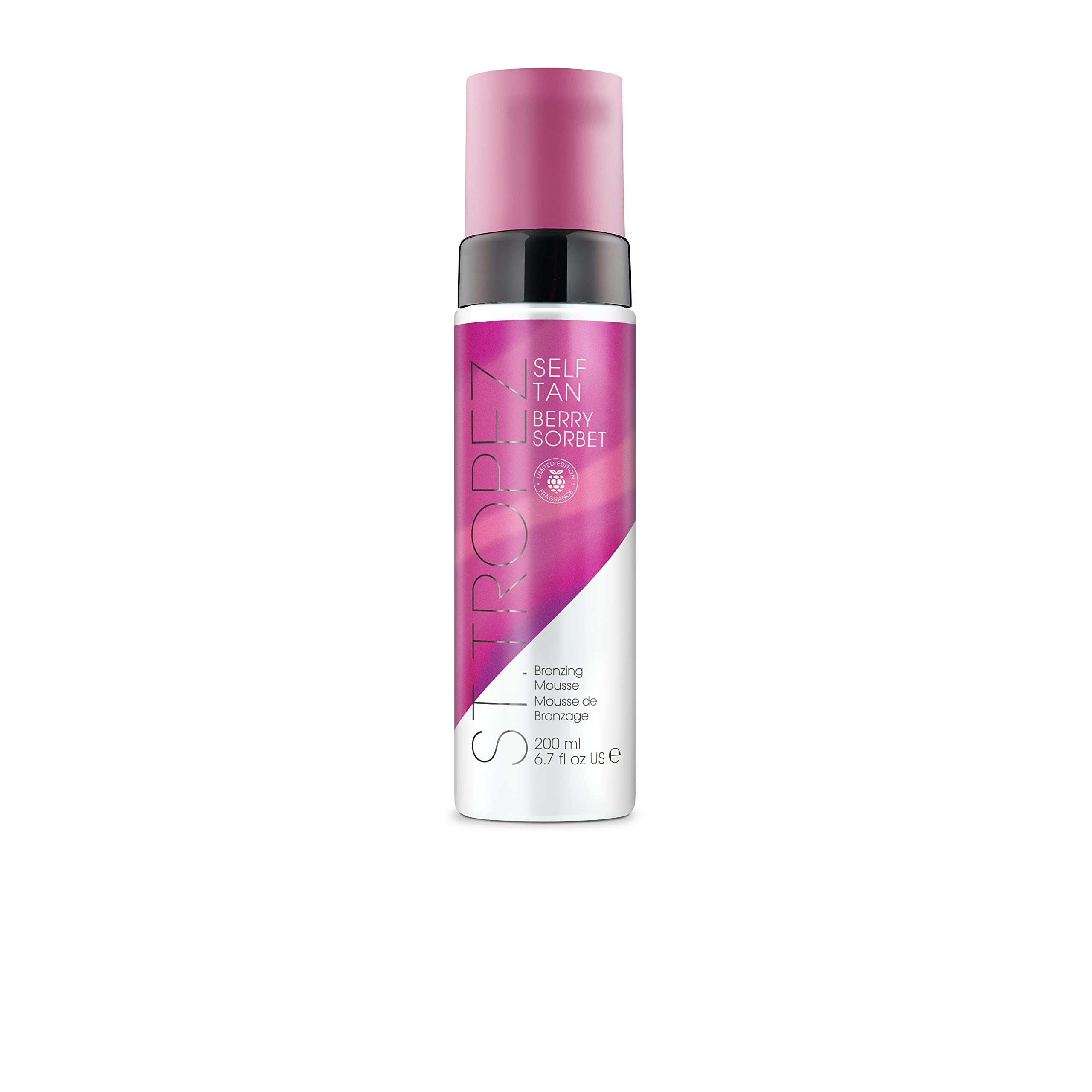 Mousse bronceadora y sorbete de bayas