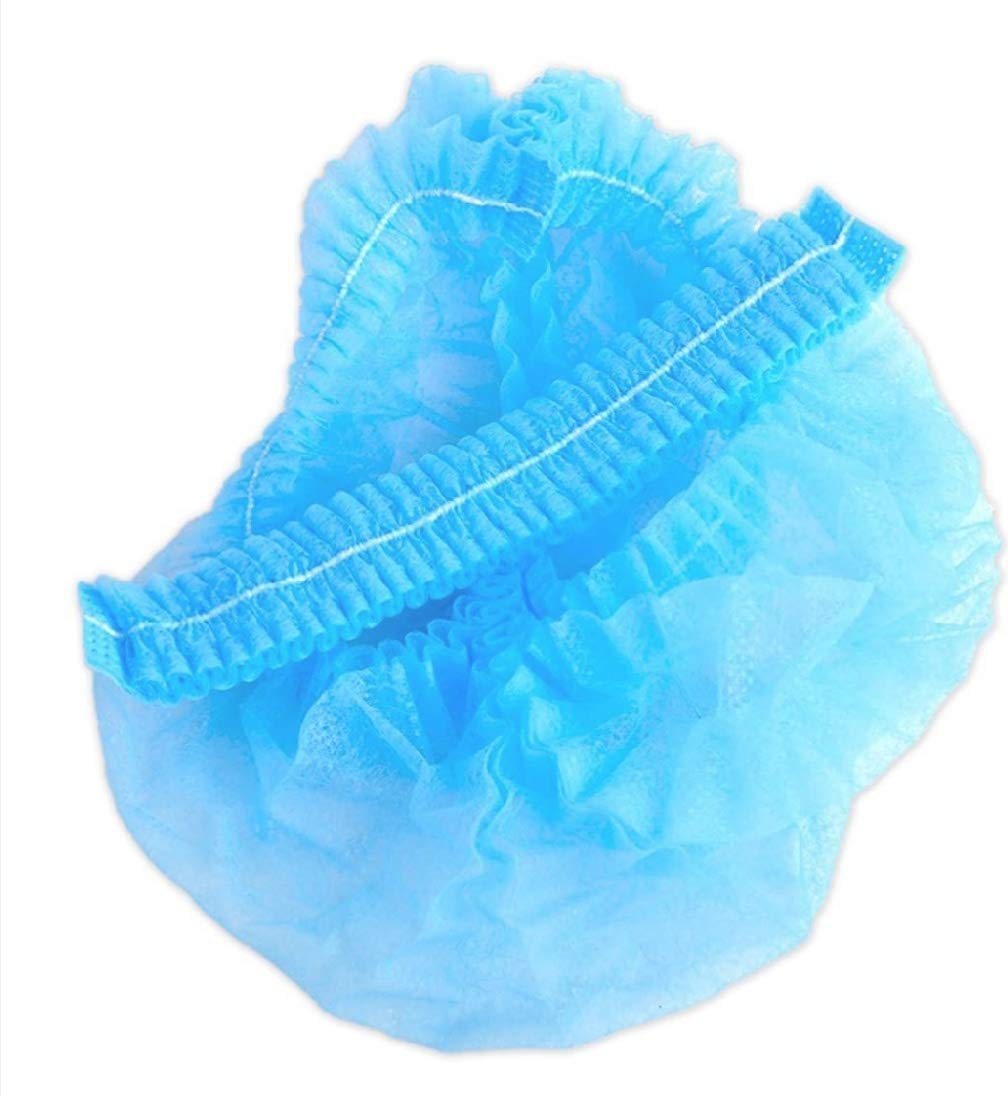 MADHAV Disposable Bouffant Stretchable Caps | Head Covers | Non-woven Hair Covering Net | Ideal for kitchens, cleaning, bakers, factories, hospitals for Health and Hygiene (Pack of 200) (B08BG9LGGS) Amazon Price History, Amazon Price Tracker