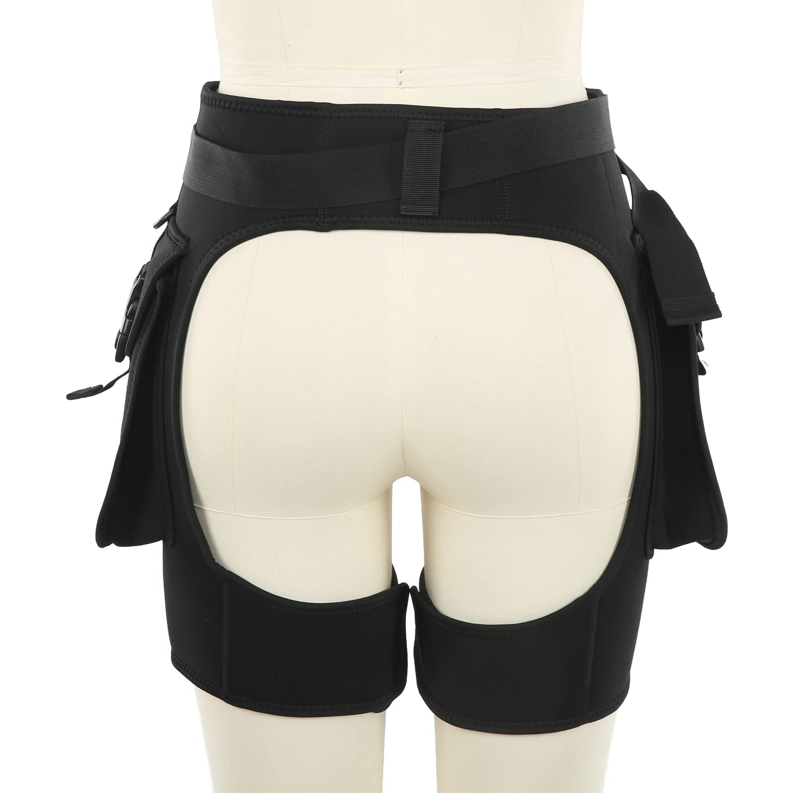 Pantalones Traje Neopreno para Hombre, Pantalones Cortos técnicos Buceo Neopreno 2,5 mm, Secado rápido, con Dos Bolsillos Laterales Grandes y Cintura Ajustable para Buceo técnico(Medium)