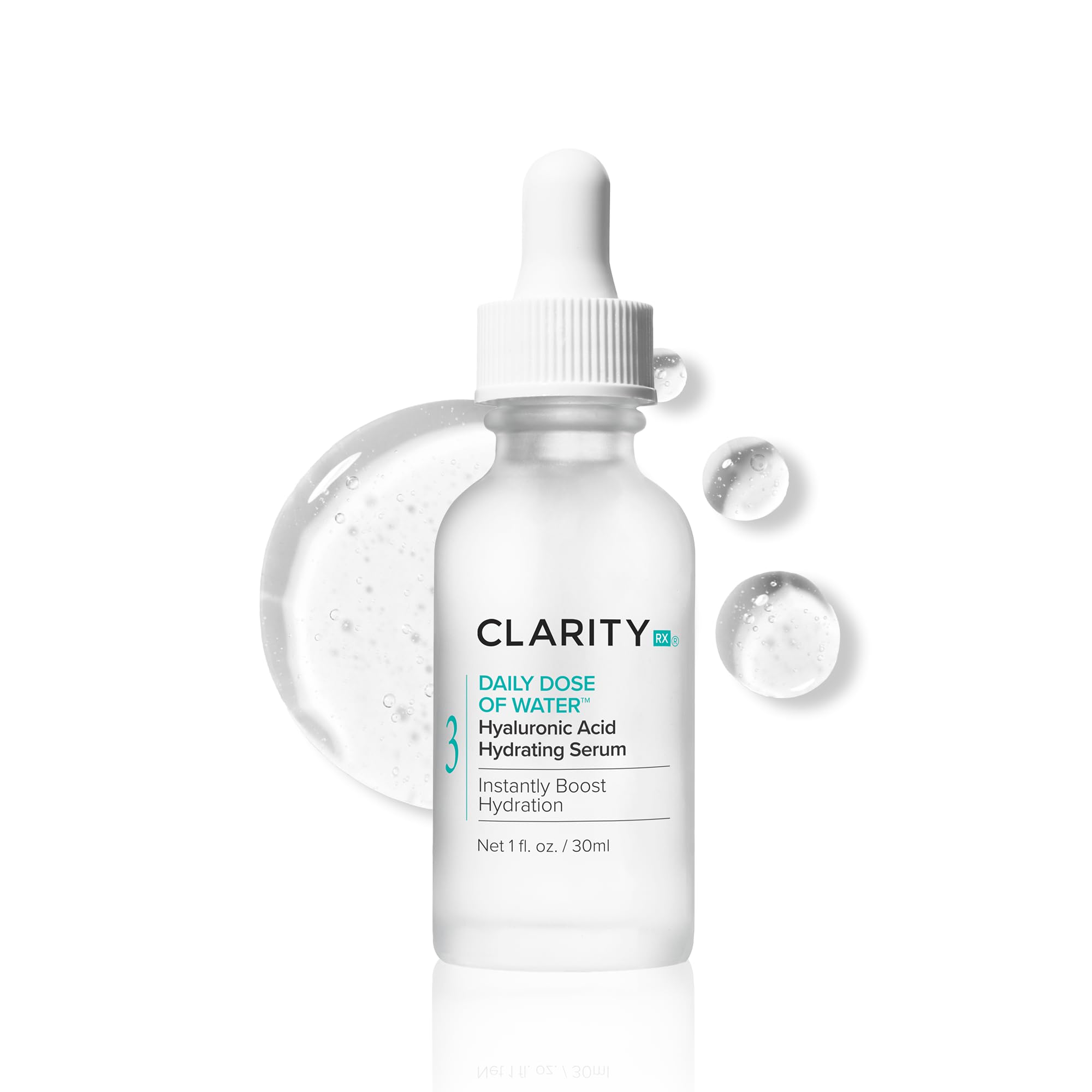 ClarityRx Daily Dose Of Water Hyaluronic Acid Hydrating Serum, 1 Fl Oz (packaging may vary)