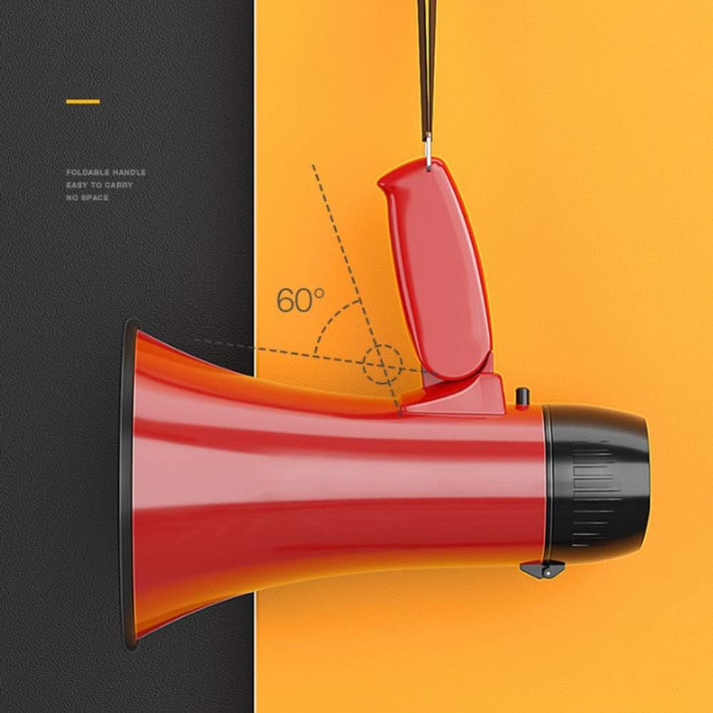 BESPORTBLE 1 Pc Mini Megaphone Handheld Megaphone Hawk Trumpet Bullhorn Voice Recorder for Football Soccer Baseball Sport Fans Cheering (Red) : Sports & Outdoors