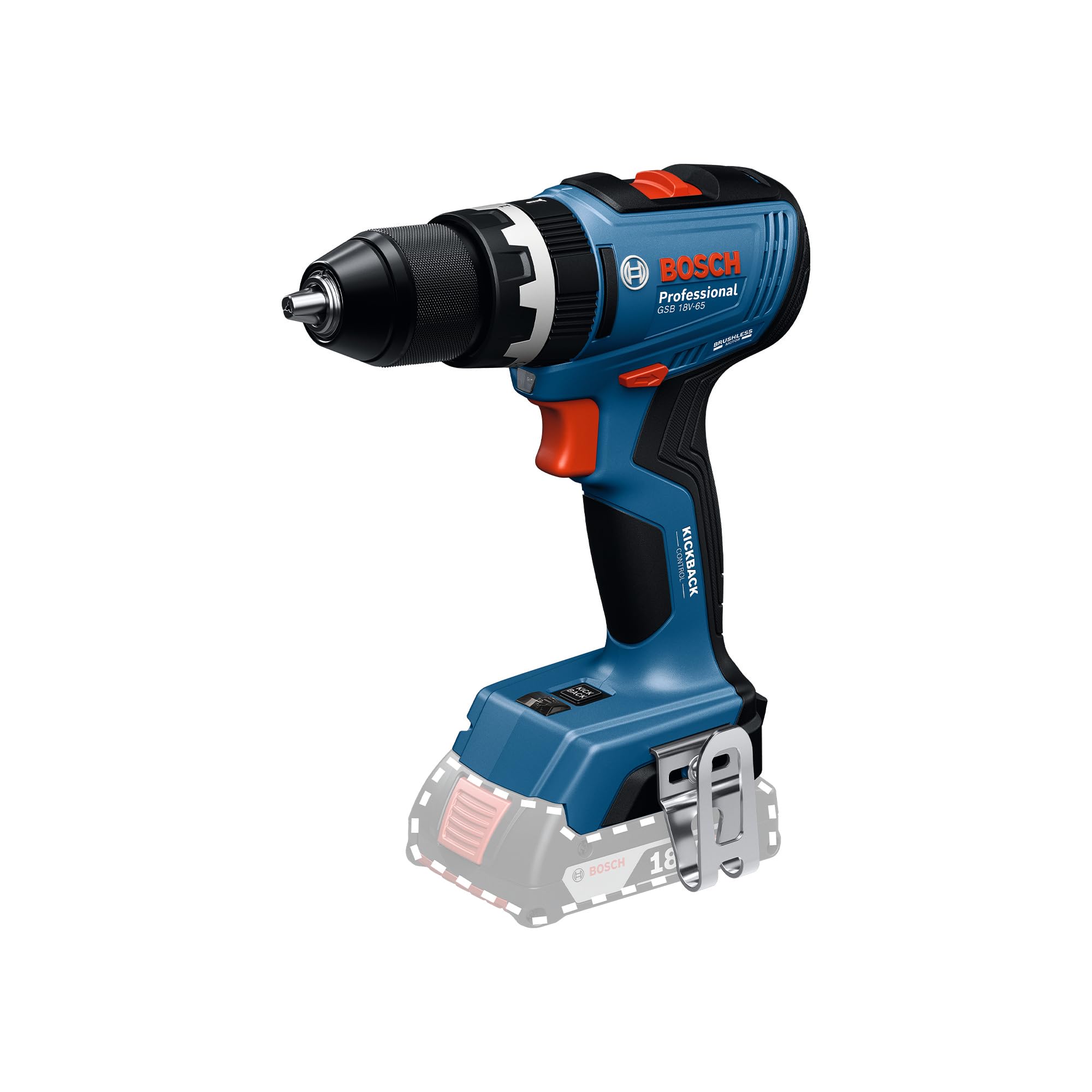 Bosch Professional GSB 18V-65 Professional Akülü Darbeli…