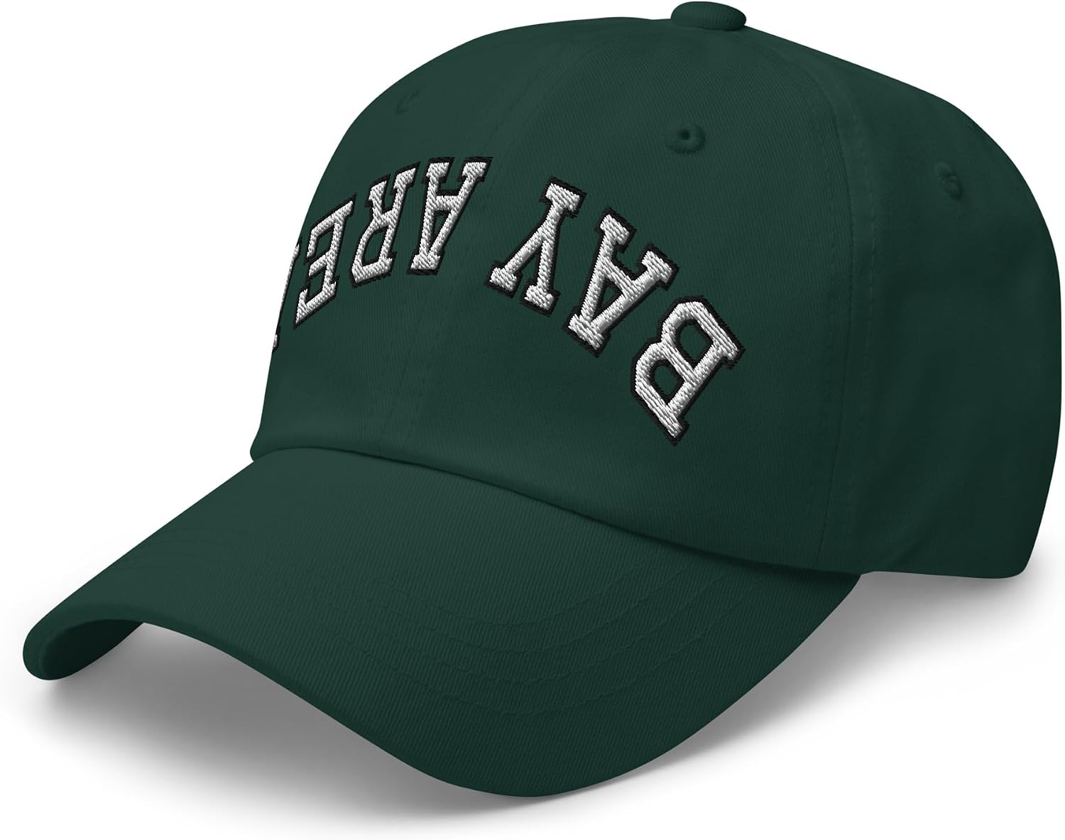 NX Bay Area Upside Down Embroidered Curved Bill Cap Relaxed Fit Low Crown Adjustable Hat