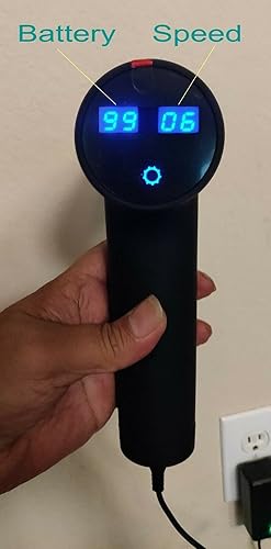 Miniatura 3 de Fast Craft Masajeador, pistola de masaje corporal, percusión de tejido profundo, ligera, de mano hasta 12 horas por carga completa, gran regalo de