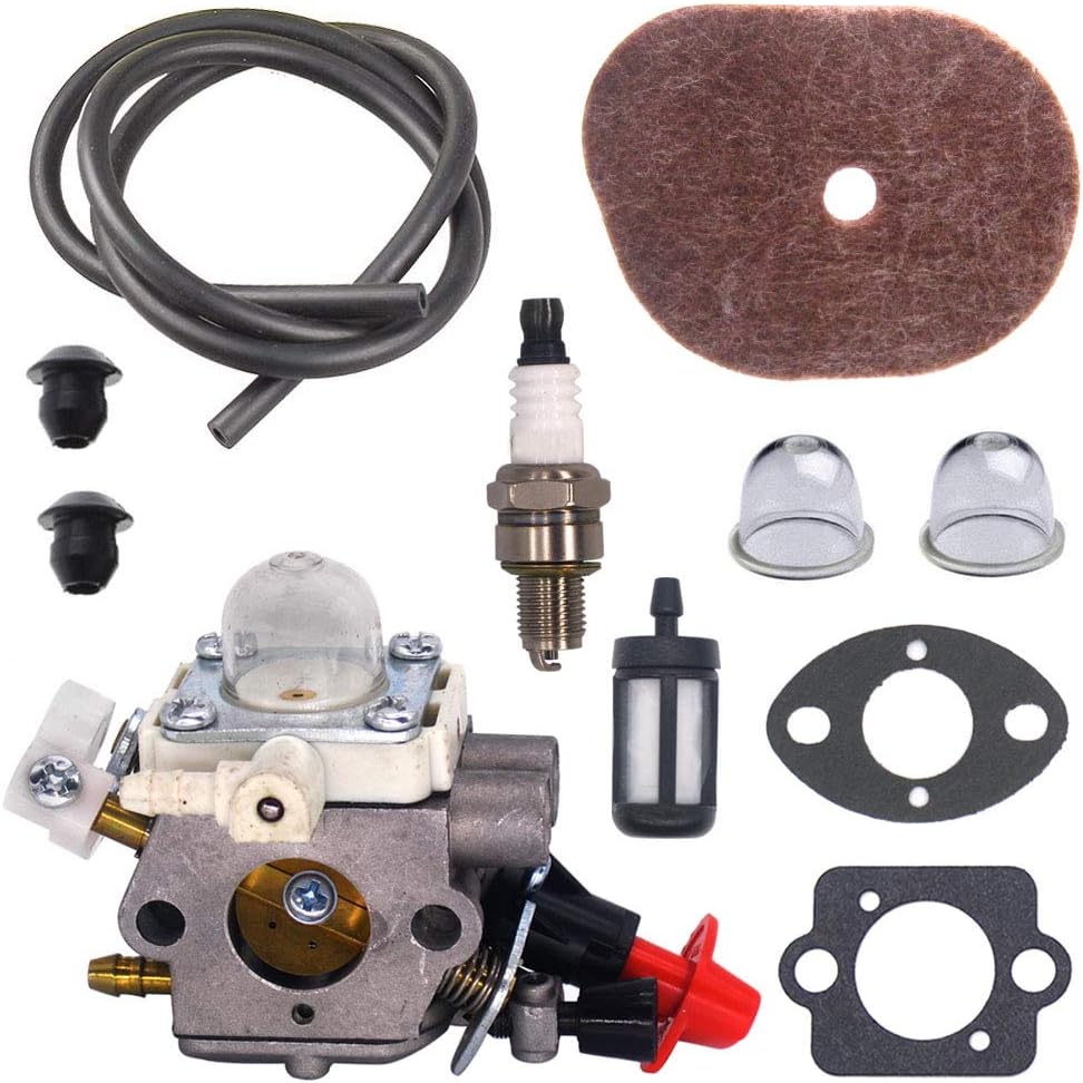 FitBest Carburetor C1M-S267A with Air Filter for Stihl FS40 FS50 FS56 FS70 FC56 FC70 Replaces 4144 120 0608
