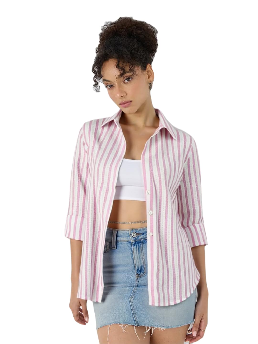 the classic togs Women Cotton Shirt,Striped Shirt for Women 2.-picture-11