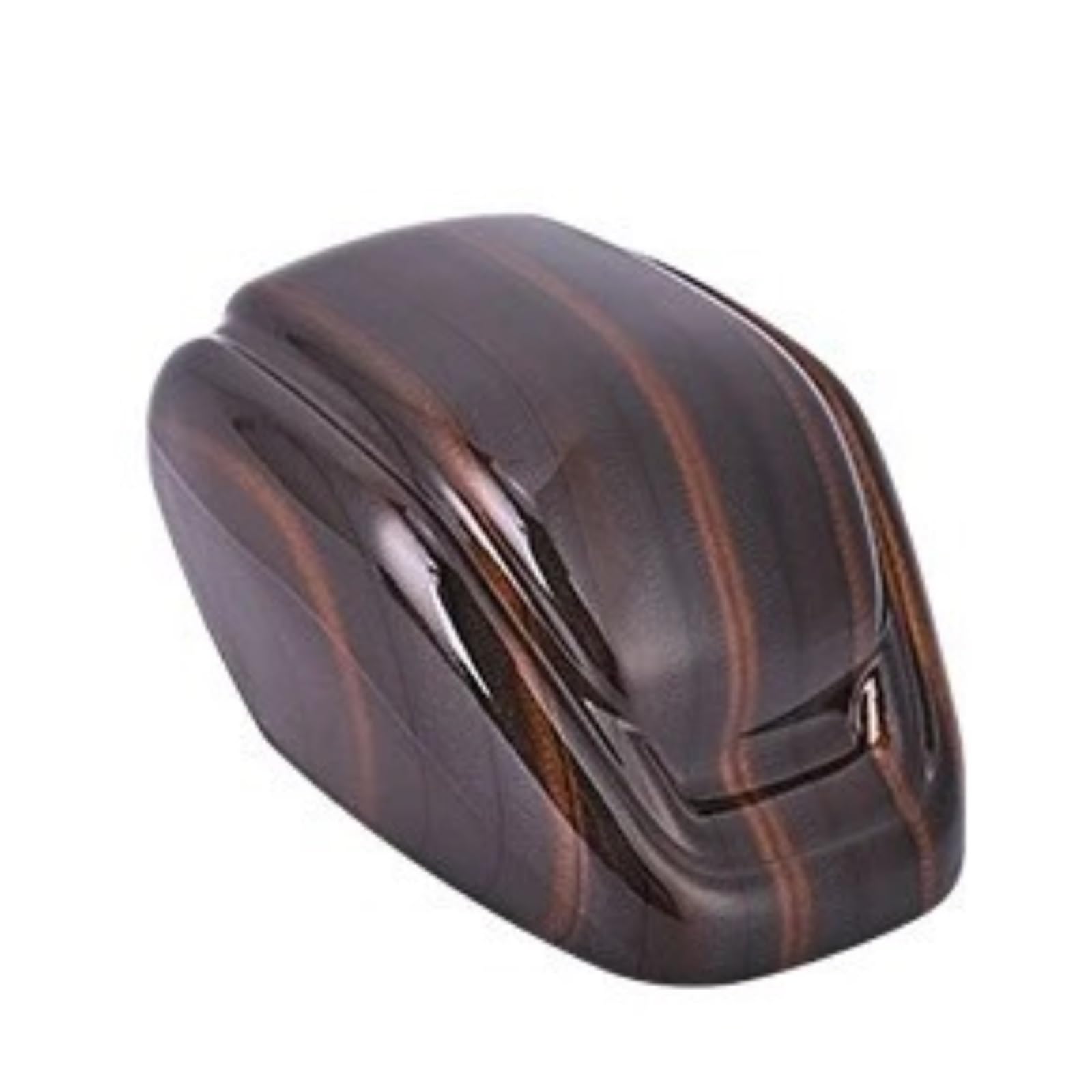 Xexjhqq Peach Wood Grain Gear Stick Knob For Toyota For Harrier For Wildlander For Venza For Camry 2020-2024 Shift Knob Cover Gear Head Trim Interior Upgrade Accessories(Peach Wood Grain)